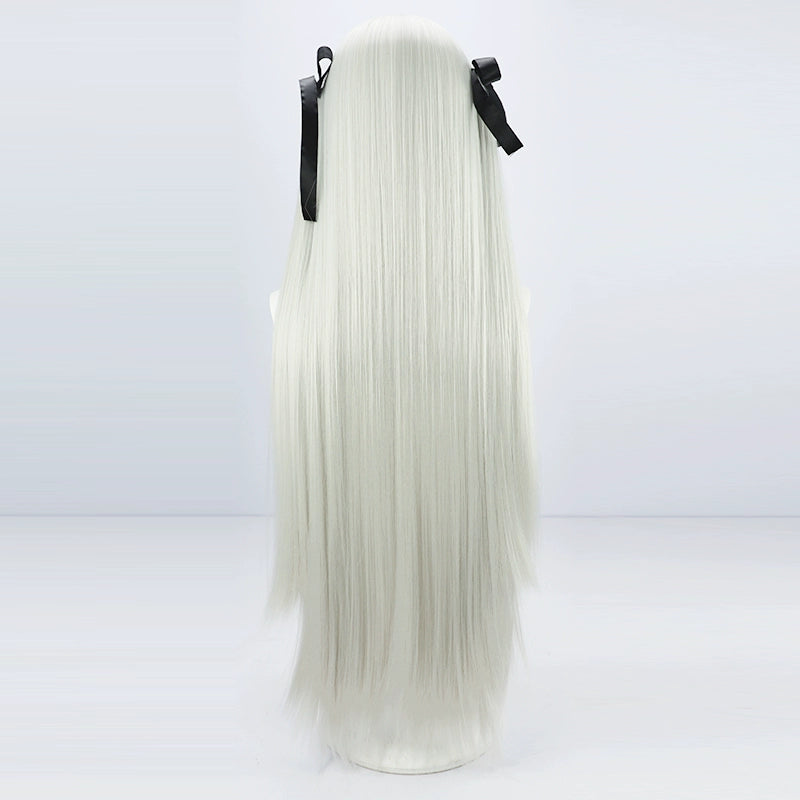 Kagura Mea cos silver white wig A40976