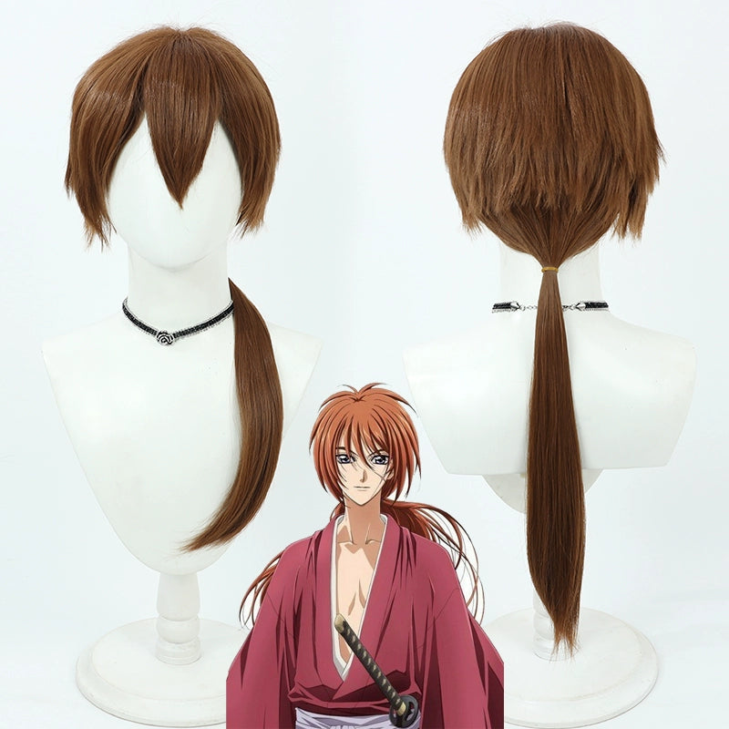 Rurouni Kenshin Himura Kenshin Orange Cosplay Wig