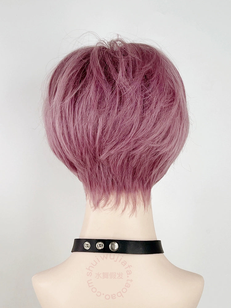 Pink and purple shota cosplay wig AP244