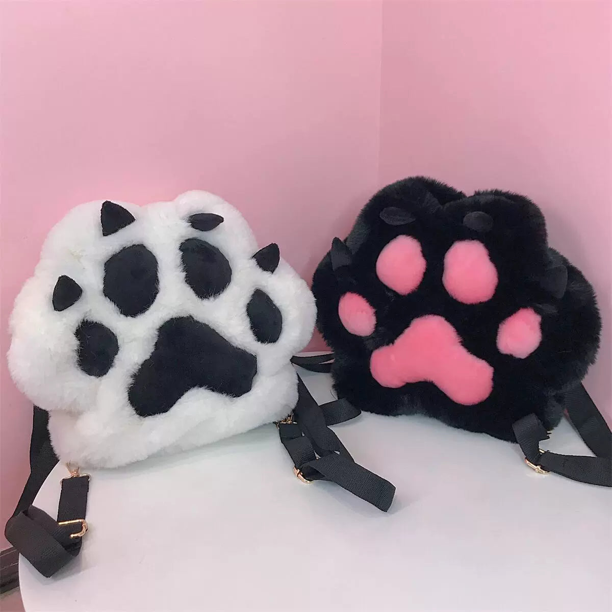 Two-dimensional three-dimensional cat paw cat backpack A41168