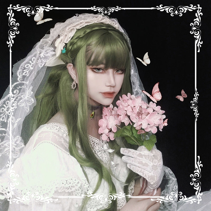 lolita flower wedding tea party wig A20327
