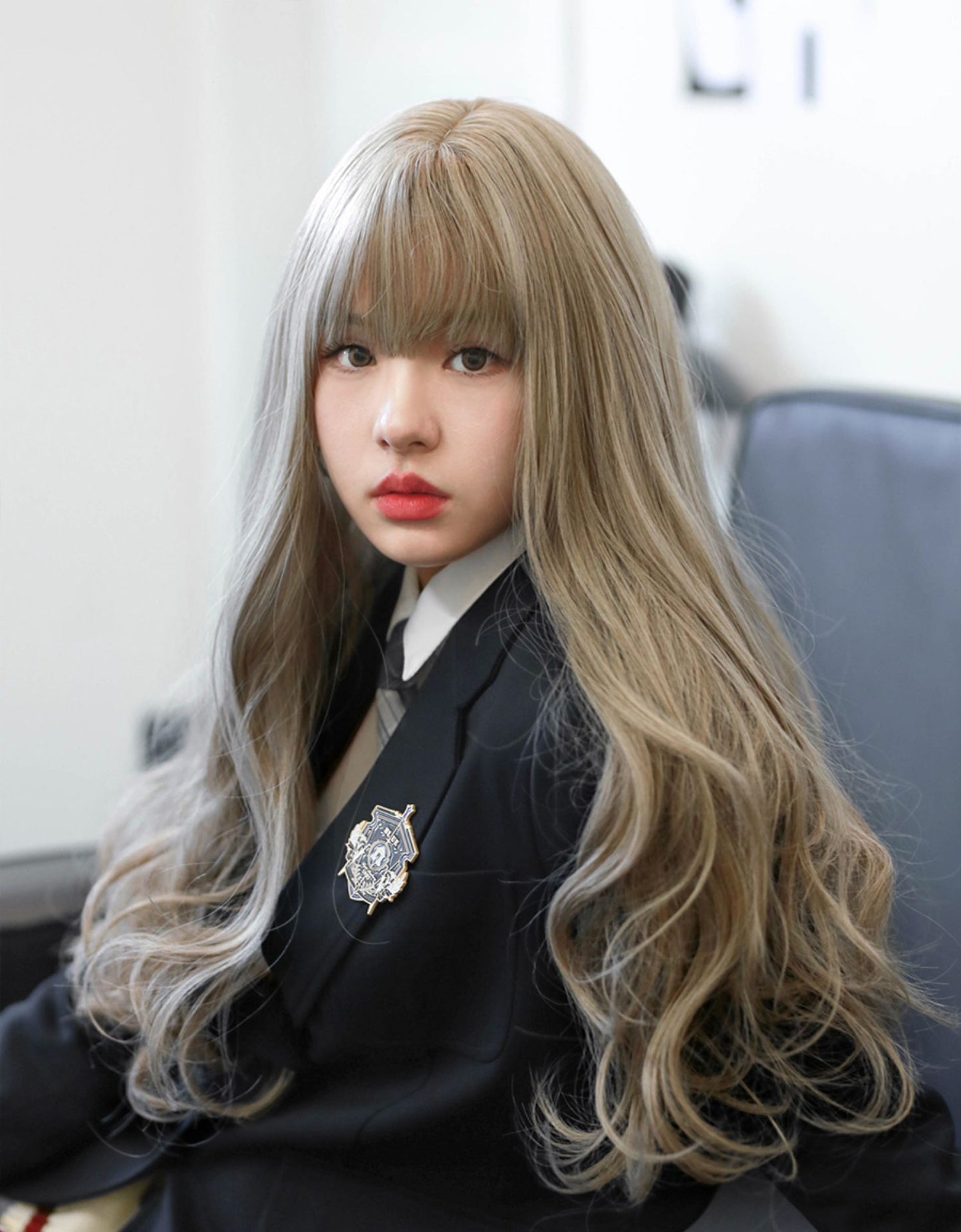 Linen Milk Blonde Wig A40162