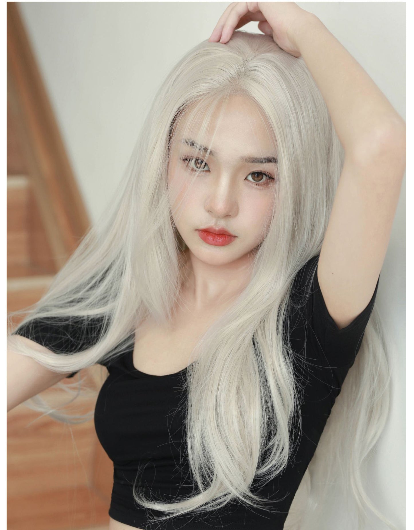 Front Lace Granny Grey Wig A40218