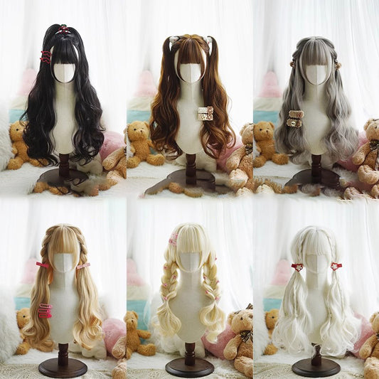 Lolita 12 Color Palette Earthy Long Curly Hair A41073