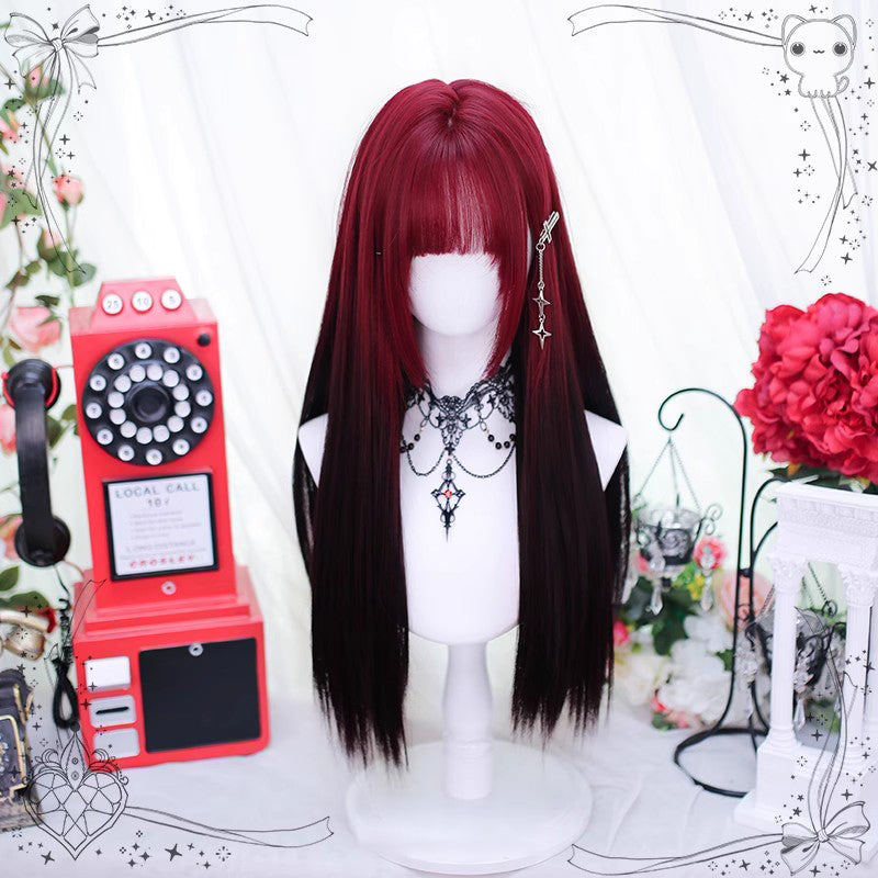 "Sundial" Dark Y2K Abi Long Hair A41118