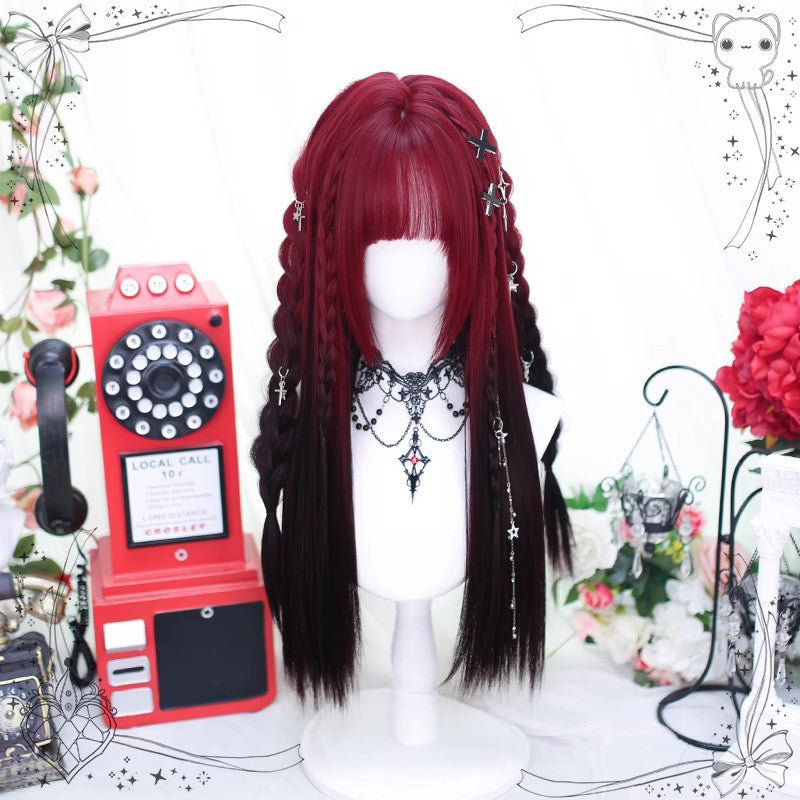 "Sundial" Dark Y2K Abi Long Hair A41118