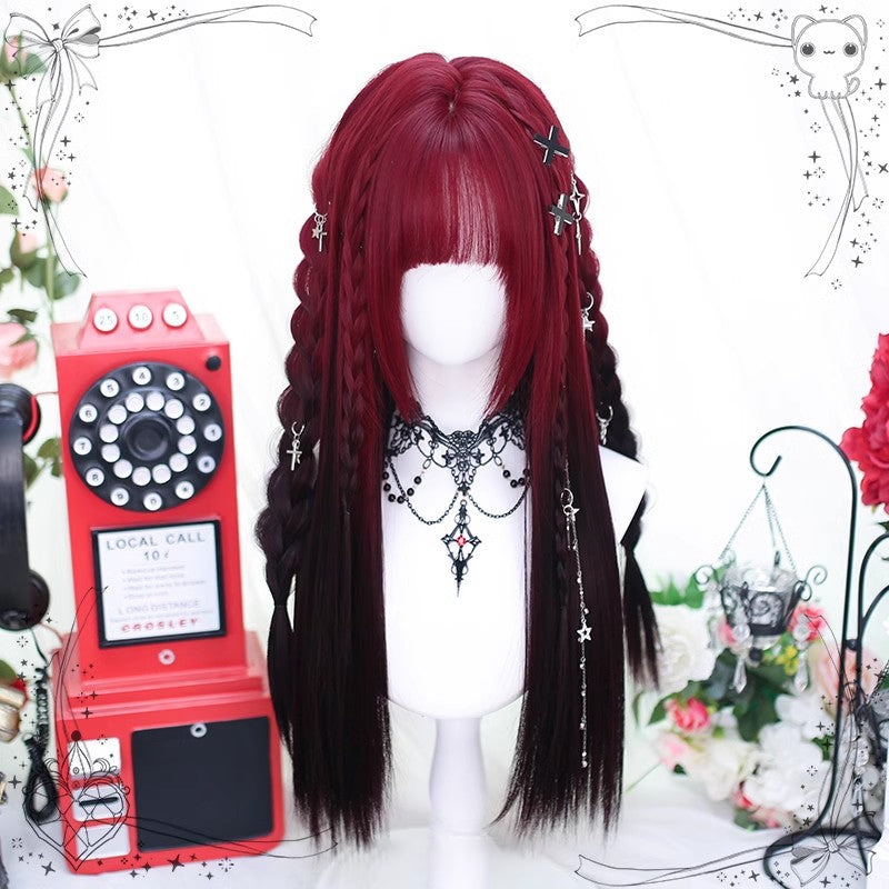 "Sundial" Dark Y2K Abi Long Hair A41118