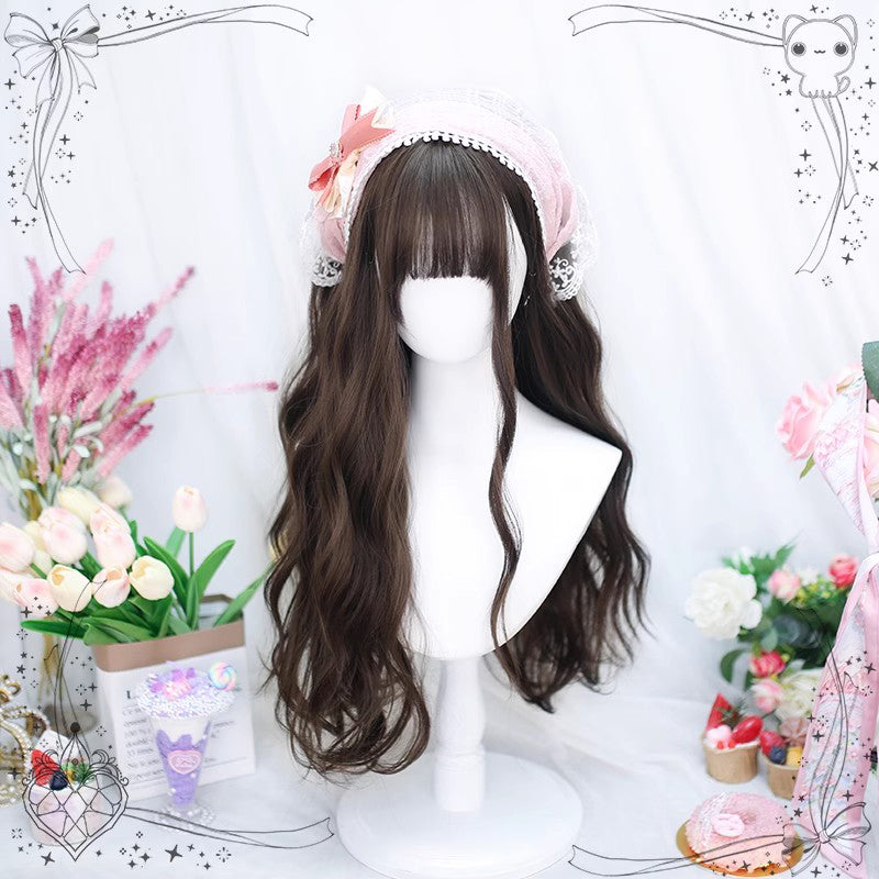 "Latte Ice" Lolita long curly hair A41119