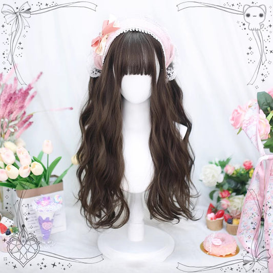 "Latte Ice" Lolita long curly hair A41119