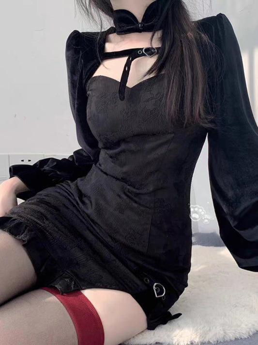 Hot girl cheongsam dress A41153