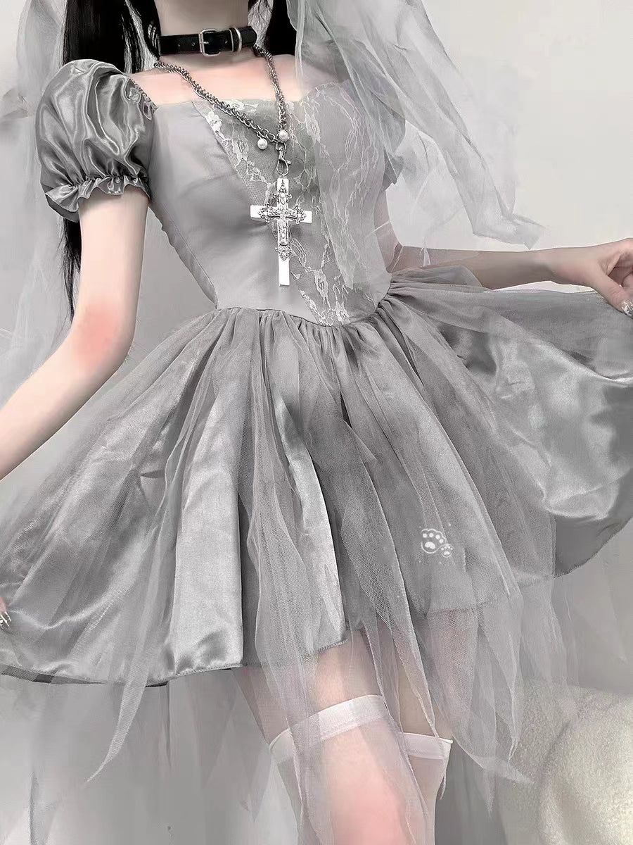 Ghost Bride cosplay dress A41150