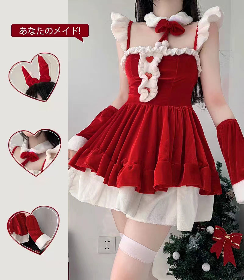 Christmas COS Bunny Girl Dress A41199