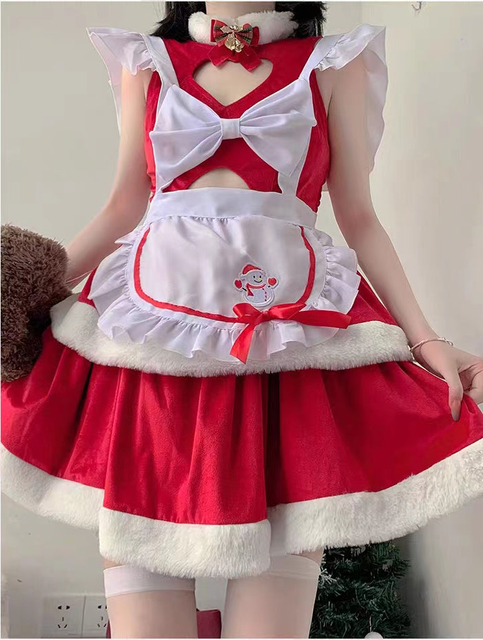 Christmas Bunny COS Velvet Dress A41202