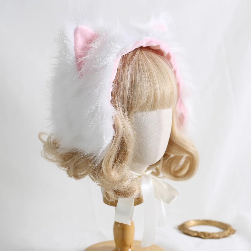 Cute Lolita Plush Hat A41329