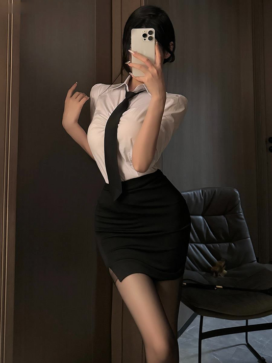 OL secretary outfit cos spicy female teacher outfit AP160