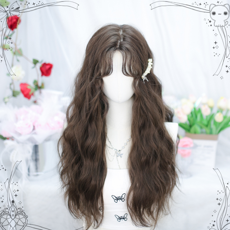 "Fallen" two-dimensional wool curly wig AP278