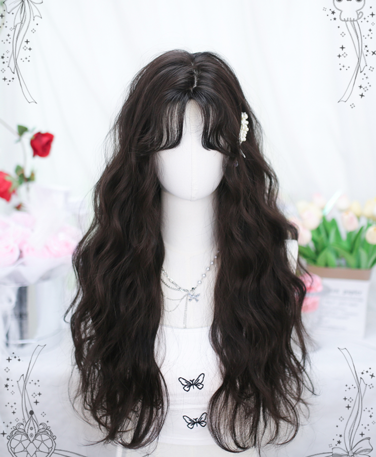 "Fallen" two-dimensional wool curly wig AP278