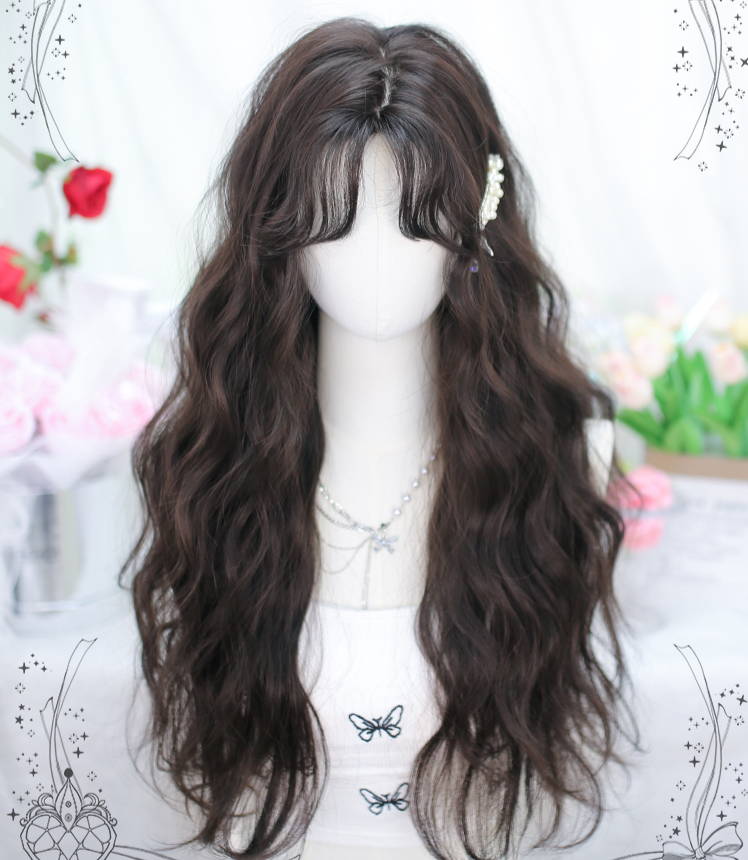 "Fallen" two-dimensional wool curly wig AP278