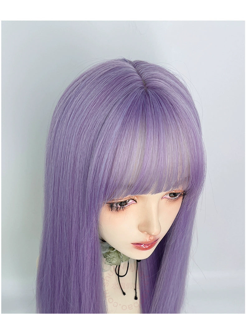 Purple dopamine y2k wig AP290