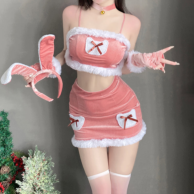 cosplay Christmas bunny girl set A41293