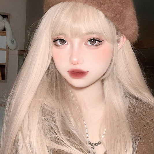 y2k lolita blonde wig AP105