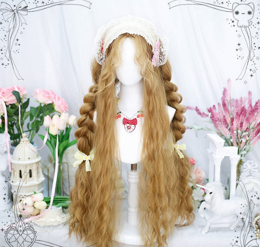 Lolita "Meida" two-dimensional wool curly long hair A41246