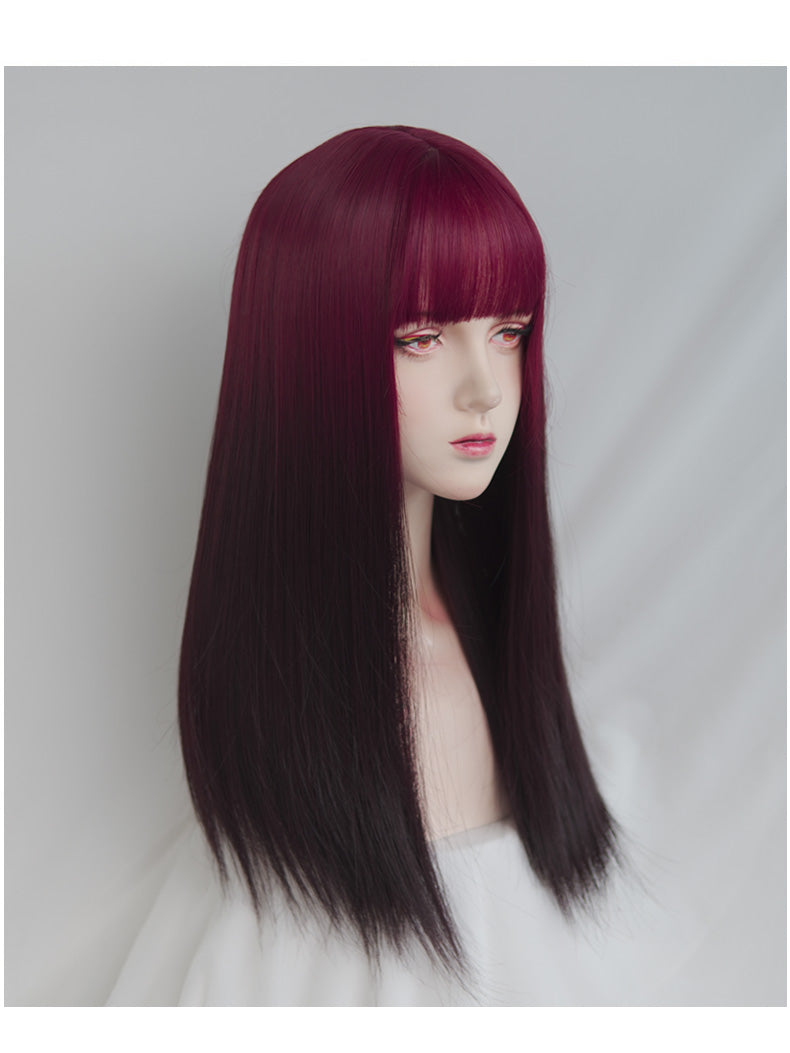 Red Gradient Wig A40725