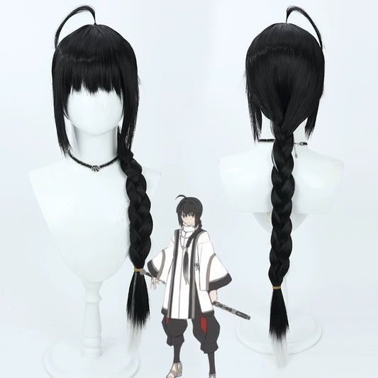 Fate/Samurai Remnant Xiao Ui Zun black cos wig A41196