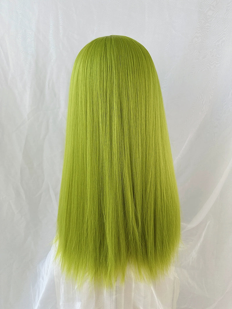 Fluorescent green wig AP315