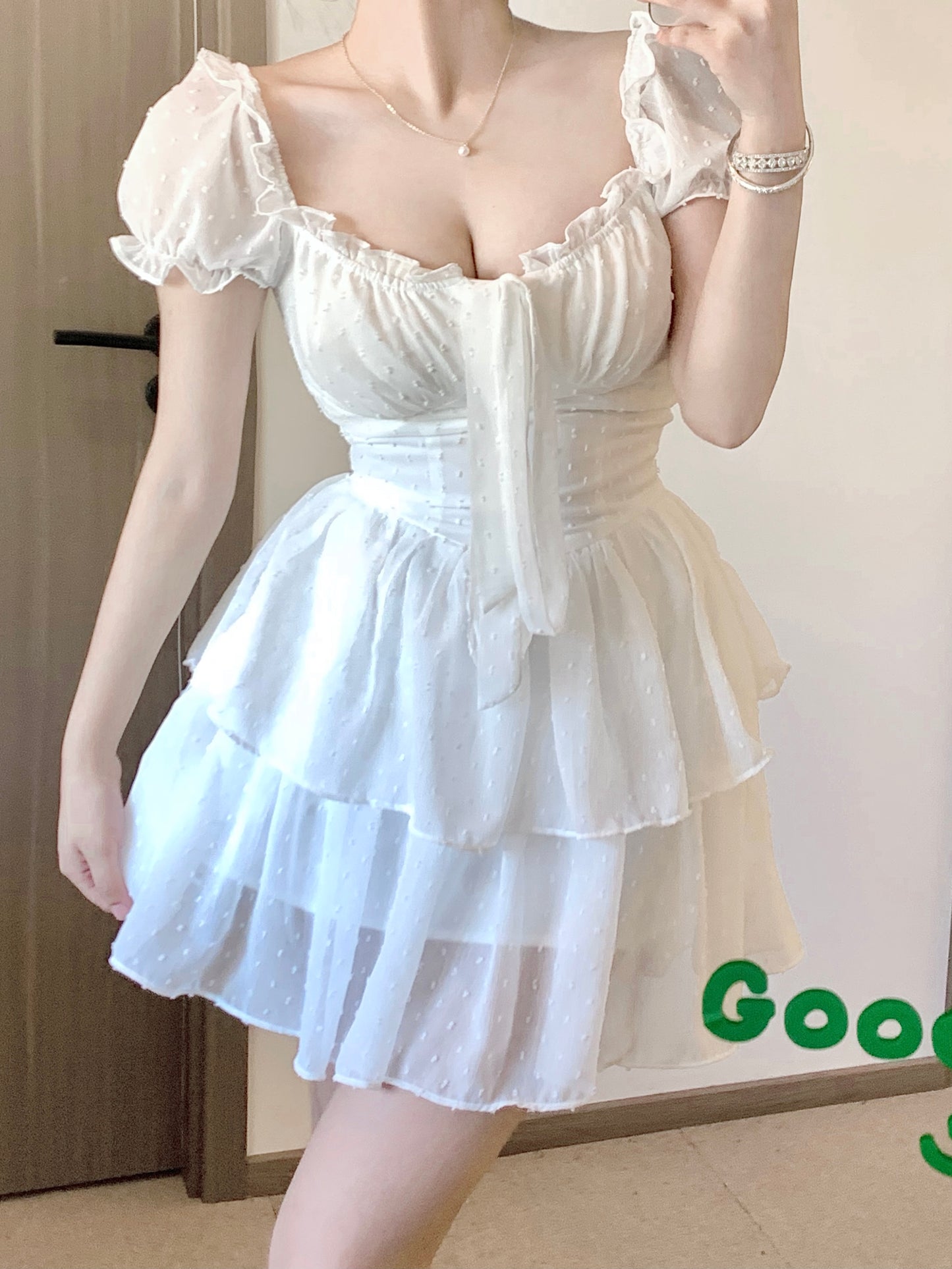Pure desire white dress A40746