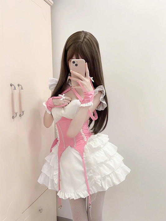 Spicy little devil girl cosplay maid outfit A40753