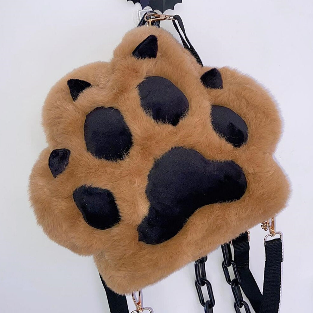 Two-dimensional three-dimensional cat paw cat backpack A41168