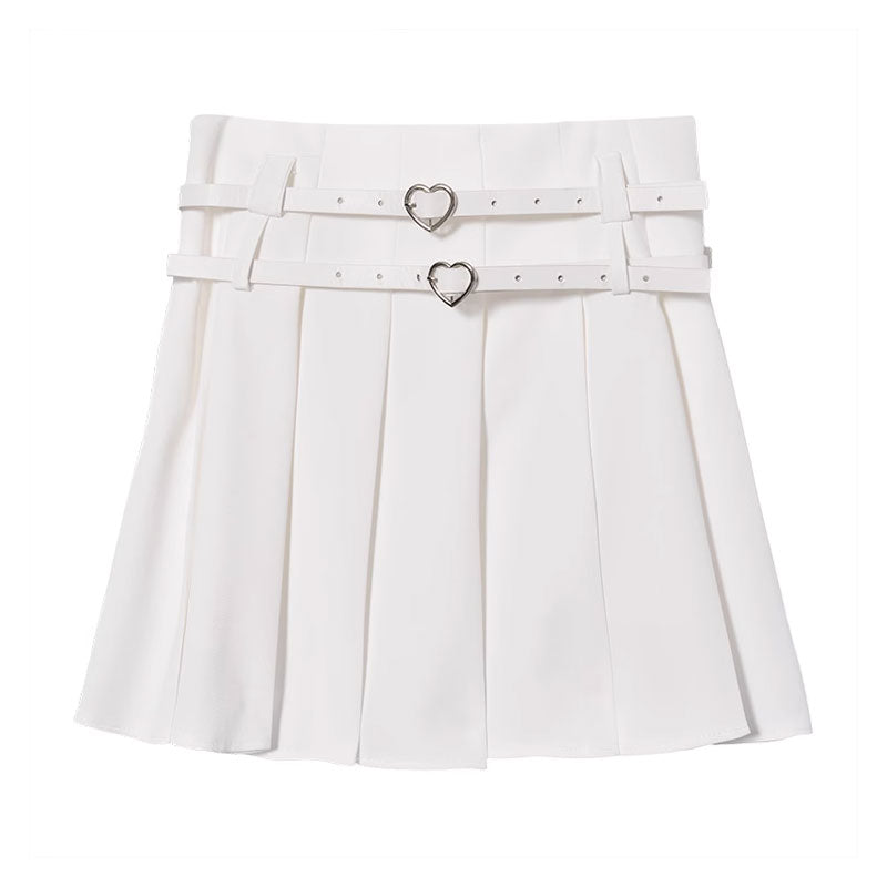 High Waist Fashionable Pleated Skirt A40793