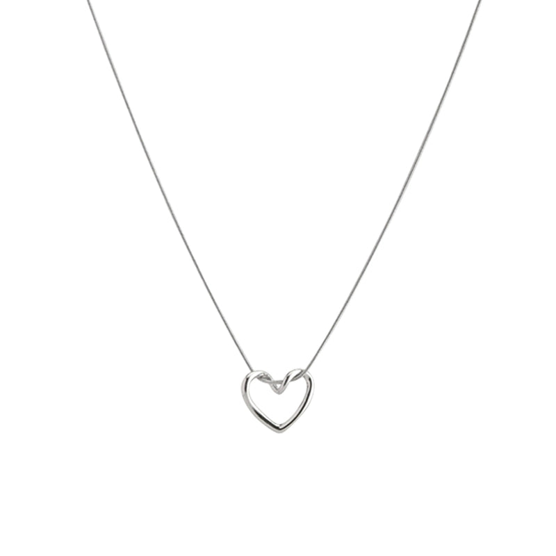 Love pendant clavicle chain A40997