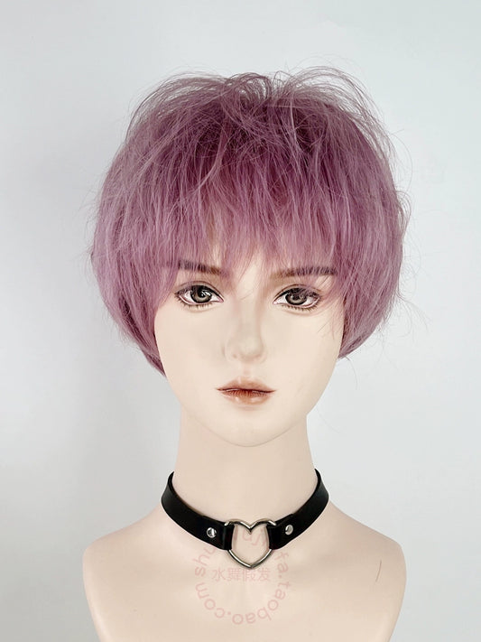 Pink and purple shota cosplay wig AP244