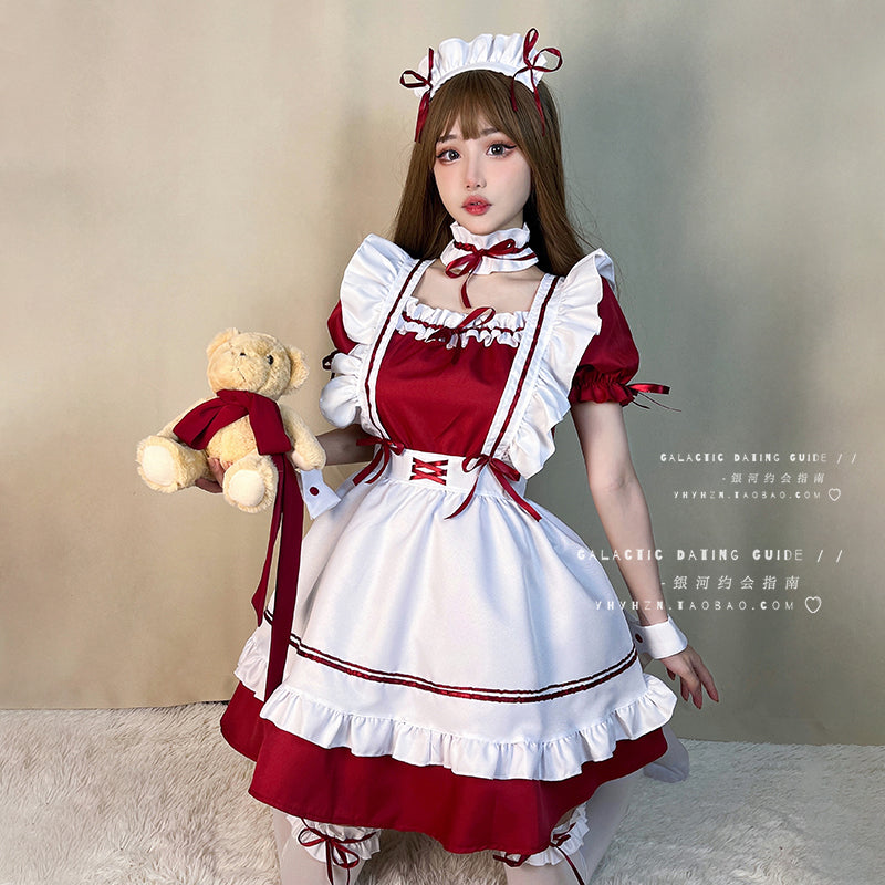 Classic maid cosplay dress A41301