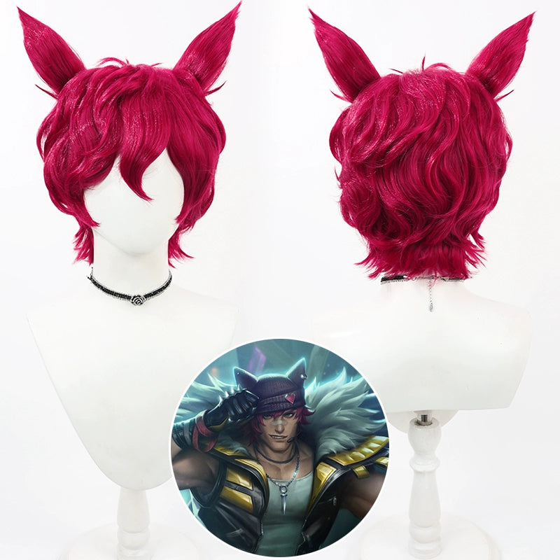 League of Legends men's team Heart of Steel Seti cos wig AP280