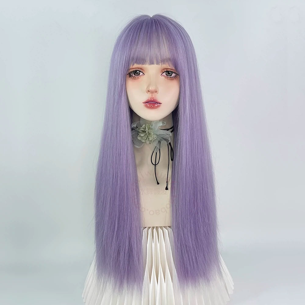 Purple dopamine y2k wig AP290