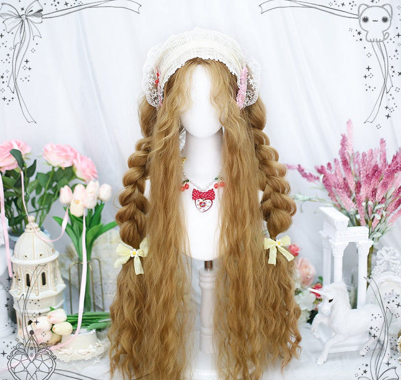 Lolita "Meida" two-dimensional wool curly long hair A41246