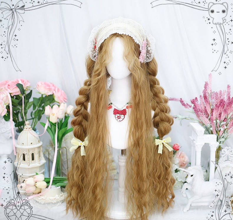 Lolita "Meida" two-dimensional wool curly long hair A41246