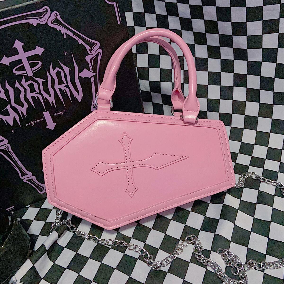 Punk chain subculture Y2K hot girl bag A41169