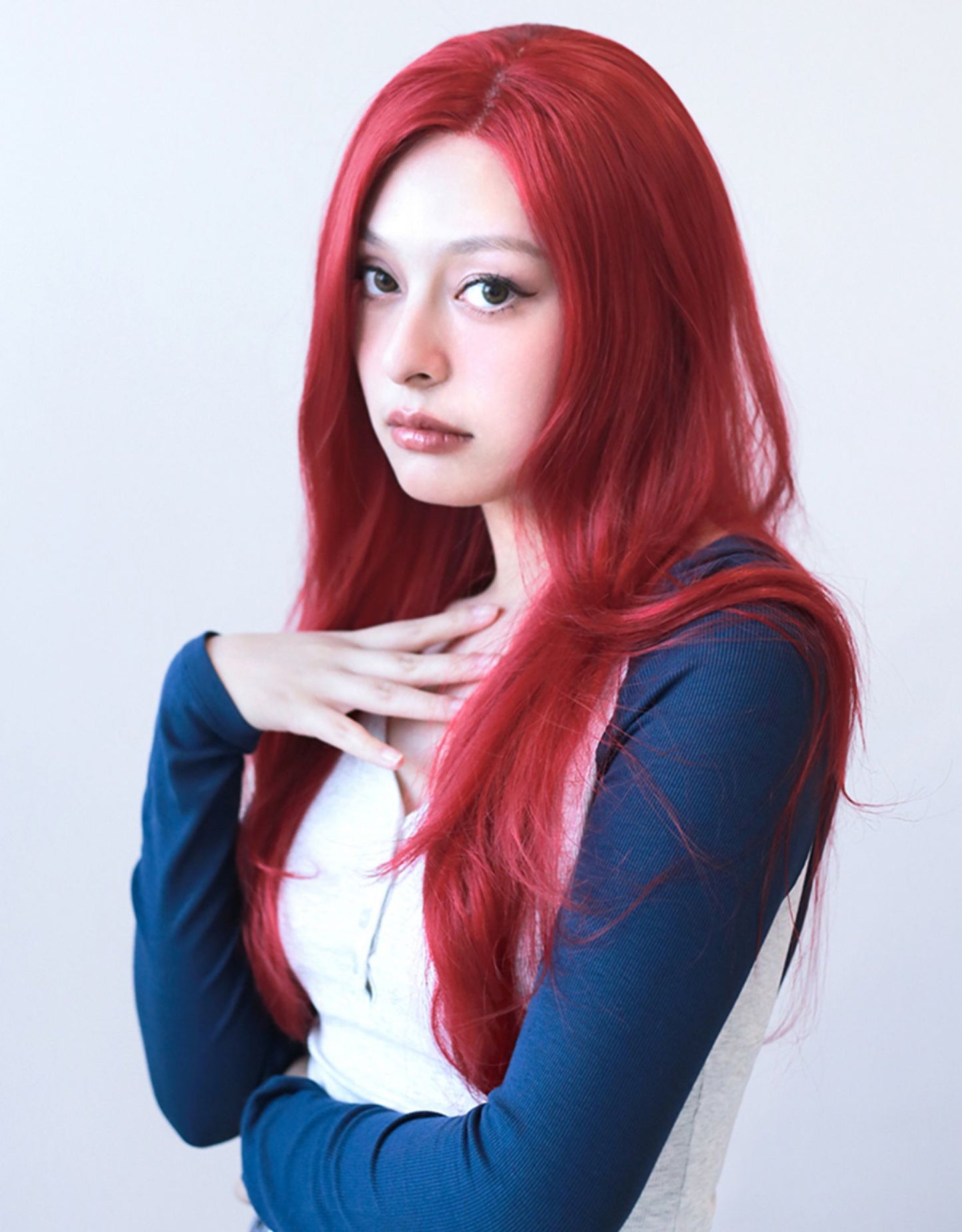 Lace Mera Red Wig A40857