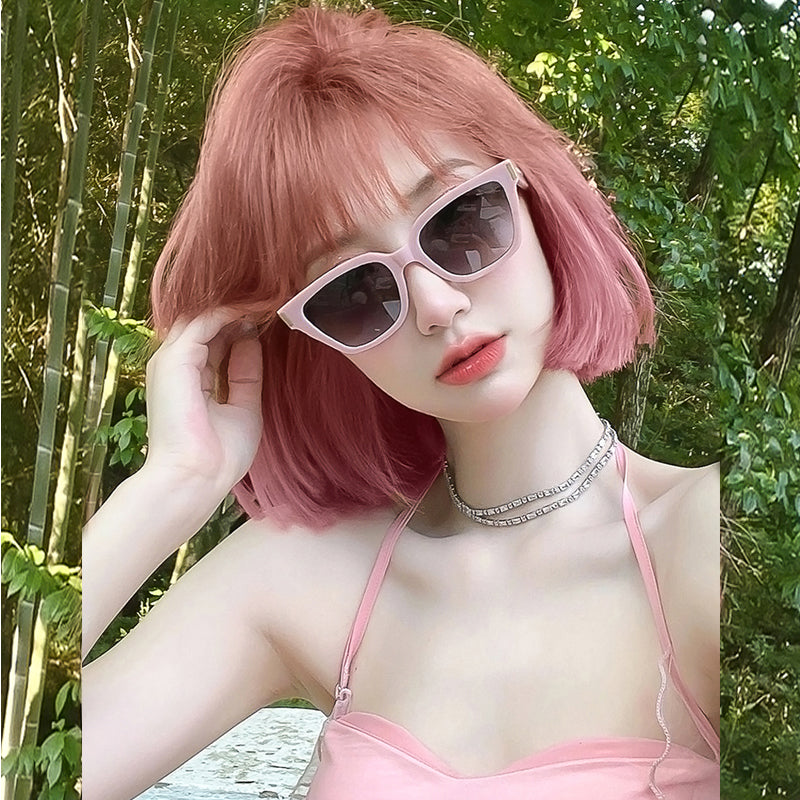 Gradient pink lolita girls wave wig A40607