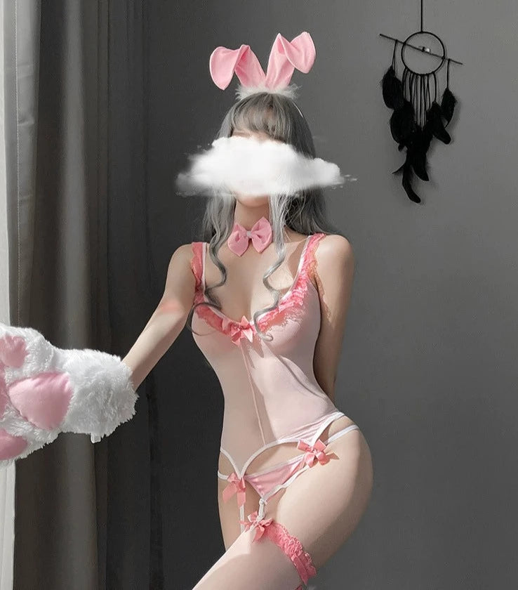 Soft girl bunny suit A41102