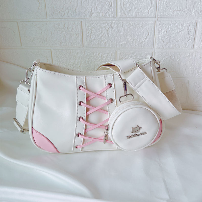 Hot girl ballet fishbone strap bag A41175