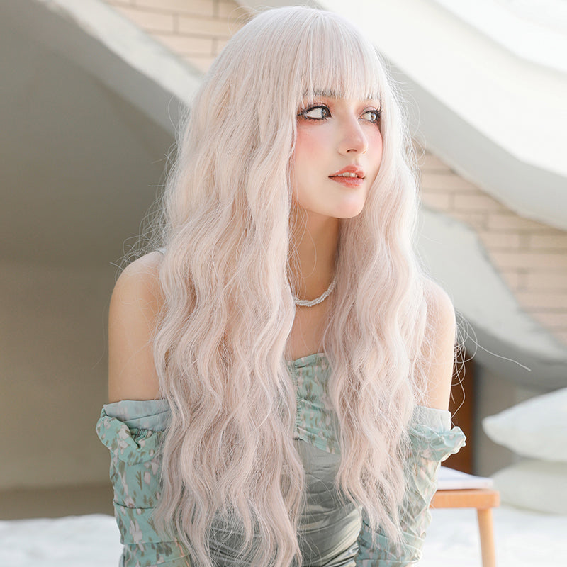 Cute fluffy big wave wig A40812 apsanil