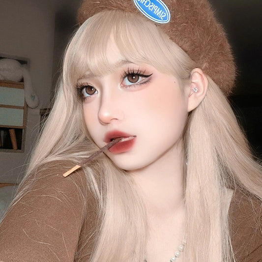 y2k lolita blonde wig AP105