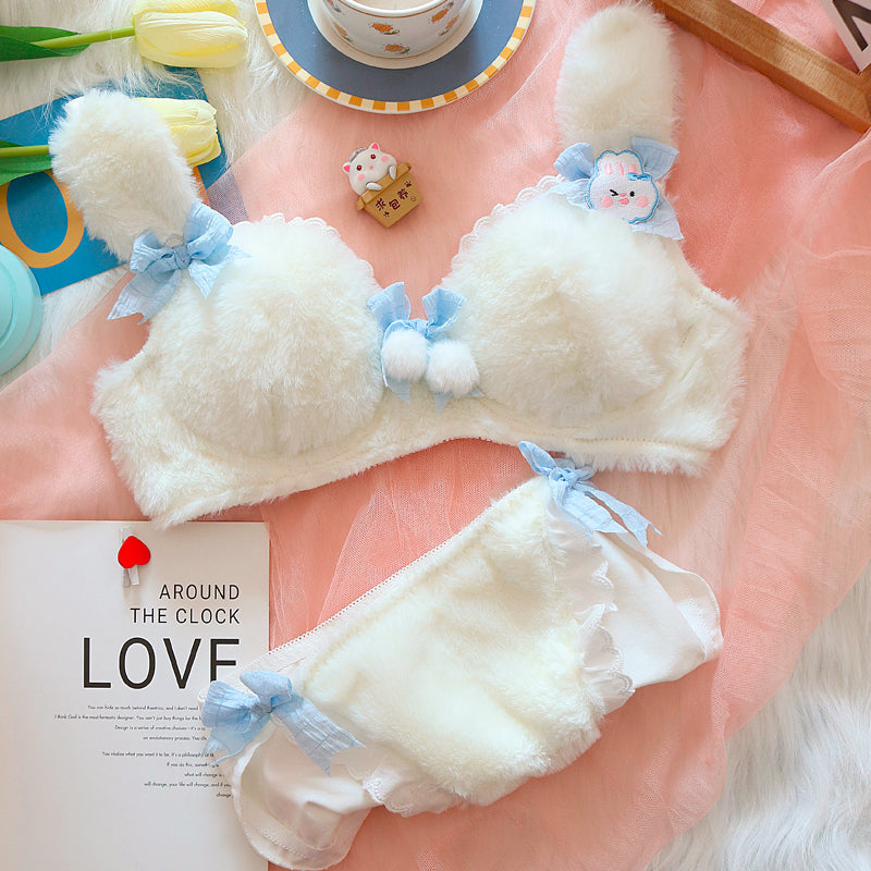 Milk Rabbit~Cute Plush Underwear Set A41230