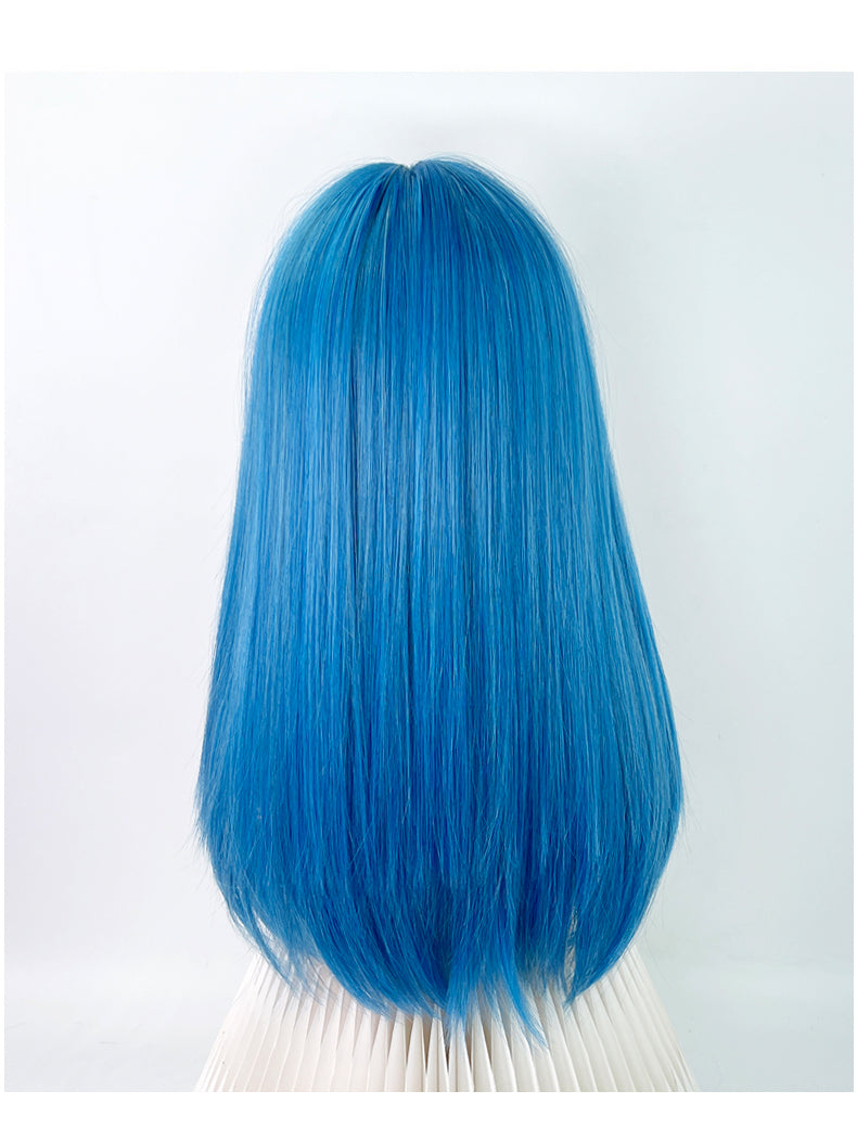 Dopamine Blue Highlighter Wig A40780