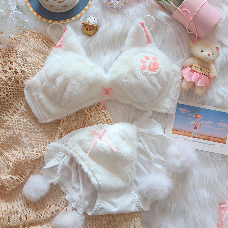 Cute cat plush underwear set A41231 – apsanil